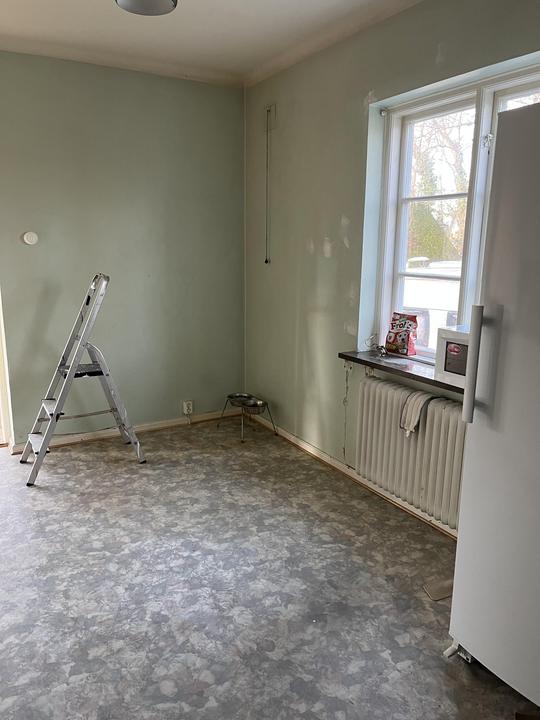 Här skall det bli nytt kök.
