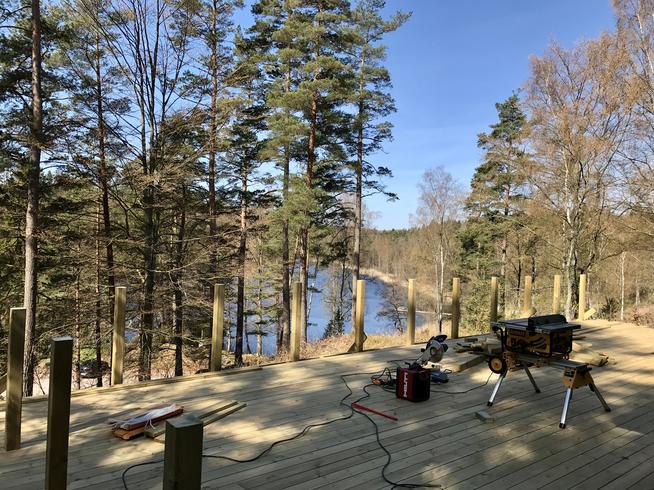 Det mesta av trallen är färdiglagt.
