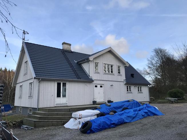 Här är det färdiga resultatet, bara målning av fasaden kvar.